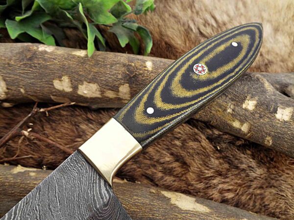 Custom Handmade Damascus Steel Chef Knife | Christmas Gift, Birthday Gift, Wedding Gift, Anniversary Gift, Valentine's Gift - Image 4