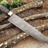 Custom Handmade Damascus Steel Chef Knife | Christmas Gift, Birthday Gift, Wedding Gift, Anniversary Gift, Valentine's Gift - Image 5