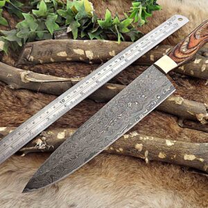Custom Handmade Damascus Steel Chef Knife | Christmas Gift, Birthday Gift, Wedding Gift, Anniversary Gift, Valentine's Gift