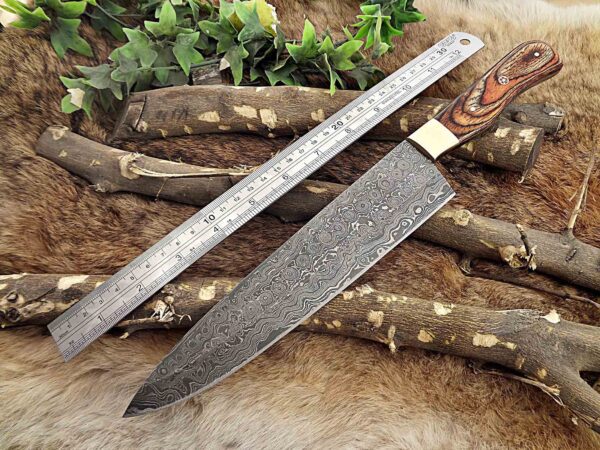 Custom Handmade Damascus Steel Chef Knife | Christmas Gift, Birthday Gift, Wedding Gift, Anniversary Gift, Valentine's Gift