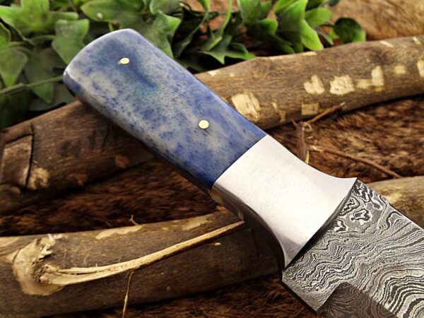 Custom Handmade Damascus Steel Dagger/Skinner Knife | Christmas Gift, Birthday Gift, Wedding Gift, Anniversary Gift, Valentine's Gift - Image 7