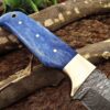 Custom Handmade Damascus Steel Gut Hook Skinner Knife | Christmas Gift, Birthday Gift, Wedding Gift, Anniversary Gift, Valentine's Gift - Image 5