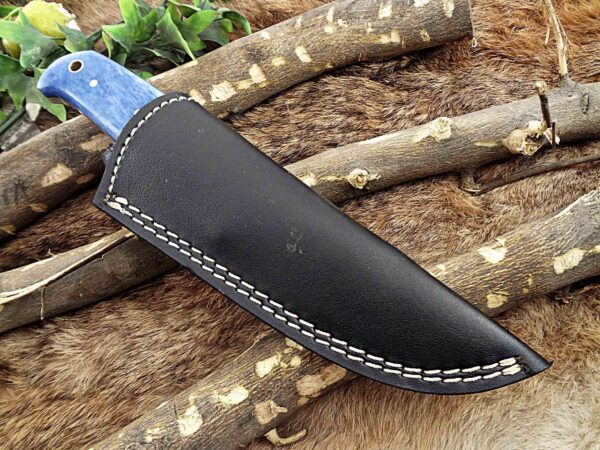 Custom Handmade Damascus Steel Gut Hook Skinner Knife | Christmas Gift, Birthday Gift, Wedding Gift, Anniversary Gift, Valentine's Gift - Image 7