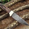 Custom Handmade Damascus Steel Skinner Knife | Christmas Gift, Birthday Gift, Wedding Gift, Anniversary Gift, Valentine's Gift - Image 4