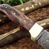 Custom Handmade Damascus Steel Skinner Knife | Christmas Gift, Birthday Gift, Wedding Gift, Anniversary Gift, Valentine's Gift - Image 5
