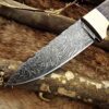 Custom Handmade Damascus Steel Skinner Knife | Christmas Gift, Birthday Gift, Wedding Gift, Anniversary Gift, Valentine's Gift - Image 3