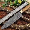 Custom Handmade Damascus Steel Chef Knife | Christmas Gift, Birthday Gift, Wedding Gift, Anniversary Gift, Valentine's Gift