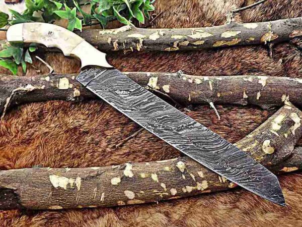 Custom Handmade Damascus Steel Chef Knife | Christmas Gift, Birthday Gift, Wedding Gift, Anniversary Gift, Valentine's Gift - Image 5