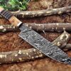 Custom Handmade Damascus Steel Chef Knife | Christmas Gift, Birthday Gift, Wedding Gift, Anniversary Gift, Valentine's Gift - Image 5