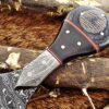 Custom Handmade Damascus Steel Skinner/Dagger Knife | Christmas Gift, Birthday Gift, Wedding Gift, Anniversary Gift, Valentine's Gift - Image 4