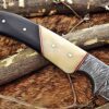 Custom Handmade Damascus Steel Skinner Knife | Christmas Gift, Birthday Gift, Wedding Gift, Anniversary Gift, Valentine's Gift - Image 6