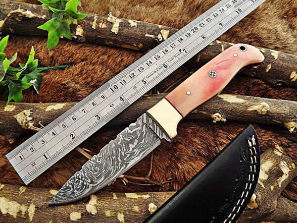 Custom Handmade Damascus Steel Skinner Knife | Christmas Gift, Birthday Gift, Wedding Gift, Anniversary Gift, Valentine's Gift