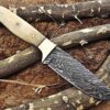 Custom Handmade Damascus Steel Skinner Knife | Christmas Gift, Birthday Gift, Wedding Gift, Anniversary Gift, Valentine's Gift - Image 4