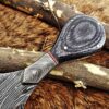 Custom Handmade Damascus Steel Skinner/Dagger Knife | Christmas Gift, Birthday Gift, Wedding Gift, Anniversary Gift, Valentine's Gift - Image 4