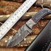 Custom Handmade Damascus Steel Gut Hook Skinner Knife | Christmas Gift, Birthday Gift, Wedding Gift, Anniversary Gift, Valentine's Gift