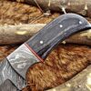 Custom Handmade Damascus Steel Gut Hook Skinner Knife | Christmas Gift, Birthday Gift, Wedding Gift, Anniversary Gift, Valentine's Gift - Image 4