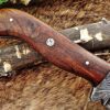 Custom Handmade Damascus Steel Tento Skinner Knife | Christmas Gift, Birthday Gift, Wedding Gift, Anniversary Gift, Valentine's Gift - Image 6