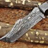 Custom Handmade Damascus Steel Tento Skinner Knife | Christmas Gift, Birthday Gift, Wedding Gift, Anniversary Gift, Valentine's Gift - Image 3