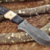 Custom Handmade Damascus Steel Skinner Knife | Christmas Gift, Birthday Gift, Wedding Gift, Anniversary Gift, Valentine's Gift - Image 5