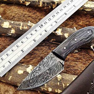 Custom Handmade Damascus Steel Skinner Knife | Christmas Gift, Birthday Gift, Wedding Gift, Anniversary Gift, Valentine's Gift