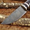 Custom Handmade Damascus Steel Hunting Skinner Knife | Christmas Gift, Birthday Gift, Wedding Gift, Anniversary Gift, Valentine's Gift - Image 3