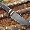 Custom Handmade Damascus Steel Hunting Skinner Knife | Christmas Gift, Birthday Gift, Wedding Gift, Anniversary Gift, Valentine's Gift - Image 4