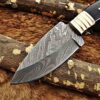 Custom Handmade Damascus Steel Skinner Knife | Christmas Gift, Birthday Gift, Wedding Gift, Anniversary Gift, Valentine's Gift - Image 3
