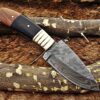 Custom Handmade Damascus Steel Skinner Knife | Christmas Gift, Birthday Gift, Wedding Gift, Anniversary Gift, Valentine's Gift - Image 5