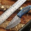 Custom Handmade Damascus Steel Skinner Knife | Christmas Gift, Birthday Gift, Wedding Gift, Anniversary Gift, Valentine's Gift