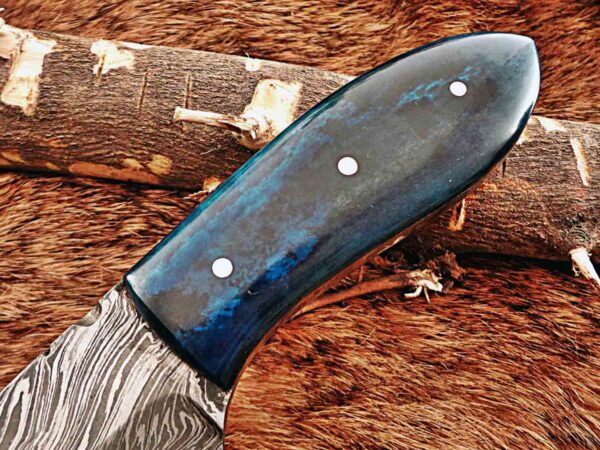 Custom Handmade Damascus Steel Skinner Knife | Christmas Gift, Birthday Gift, Wedding Gift, Anniversary Gift, Valentine's Gift - Image 4