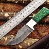 Custom Handmade Damascus Steel Gut Hook Skinner Knife | Christmas Gift, Birthday Gift, Wedding Gift, Anniversary Gift, Valentine's Gift