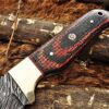 Custom Handmade Damascus Steel Gut Hook Skinner Knife | Christmas Gift, Birthday Gift, Wedding Gift, Anniversary Gift, Valentine's Gift - Image 3