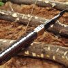 Custom Handmade Damascus Steel Gut Hook Skinner Knife | Christmas Gift, Birthday Gift, Wedding Gift, Anniversary Gift, Valentine's Gift - Image 6