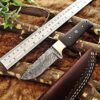 Custom Handmade Damascus Steel Skinner Knife | Christmas Gift, Birthday Gift, Wedding Gift, Anniversary Gift, Valentine's Gift