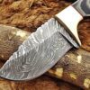 Custom Handmade Damascus Steel Skinner Knife | Christmas Gift, Birthday Gift, Wedding Gift, Anniversary Gift, Valentine's Gift - Image 3