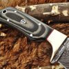 Custom Handmade Damascus Steel Skinner Knife | Christmas Gift, Birthday Gift, Wedding Gift, Anniversary Gift, Valentine's Gift - Image 5
