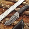 Custom Handmade Damascus Steel Gut Hook Skinner Knife | Christmas Gift, Birthday Gift, Wedding Gift, Anniversary Gift, Valentine's Gift