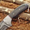 Custom Handmade Damascus Steel Gut Hook Skinner Knife | Christmas Gift, Birthday Gift, Wedding Gift, Anniversary Gift, Valentine's Gift - Image 4