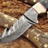 Custom Handmade Damascus Steel Guk Hook Skinner Knife | Christmas Gift, Birthday Gift, Wedding Gift, Anniversary Gift, Valentine's Gift - Image 3