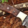 Custom Handmade Damascus Steel Skinner Knife | Christmas Gift, Birthday Gift, Wedding Gift, Anniversary Gift, Valentine's Gift - Image 6
