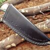 Custom Handmade Damascus Steel Gut Hook Skinner Knife | Christmas Gift, Birthday Gift, Wedding Gift, Anniversary Gift, Valentine's Gift - Image 7