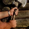 Viking Runes Helm of Awe Symbol Etched Blade Viking Axe Best Axe For Camping Hatchet | Best Gift For Him - Image 2